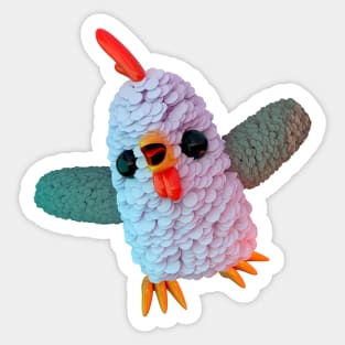 Fly Chicken Fly Sticker